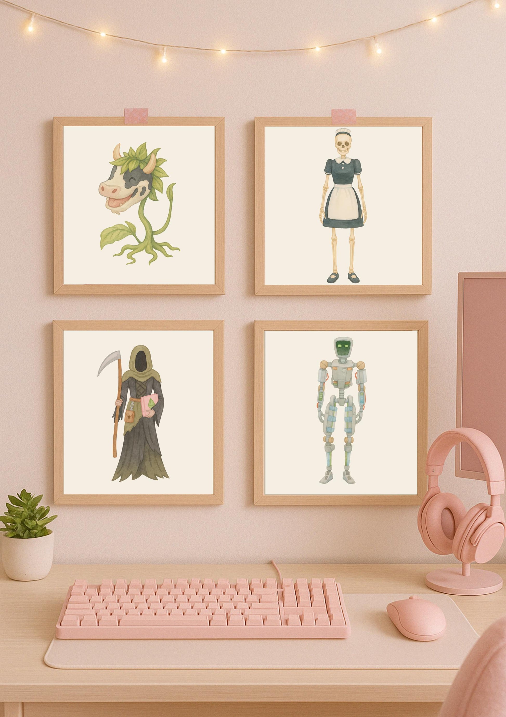 Servo Wall Art Print – Sims-Inspired Gamer Decor