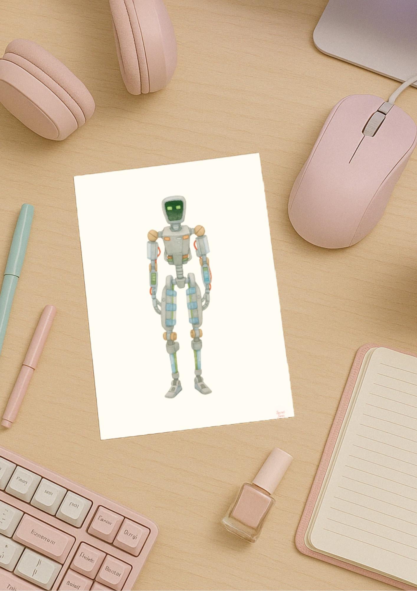 Servo Wall Art Print – Sims-Inspired Gamer Decor